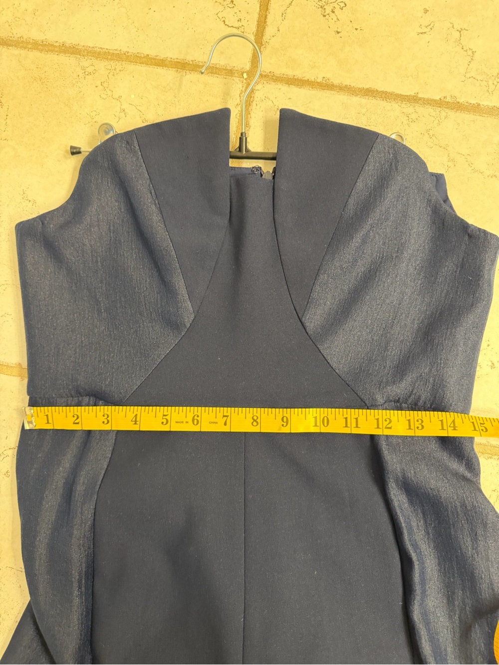 Black Halo Lena Navy Jumpsuit - Picture 9 of 10